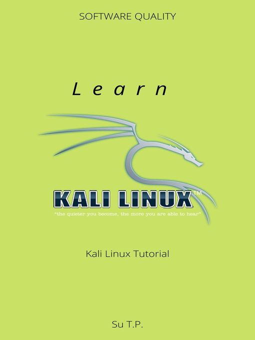 Title details for Learn Kali Linux by Su TP - Wait list